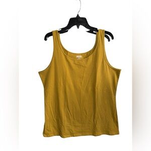 Duluth Trading Co Mustard Tank Top Size 2XL